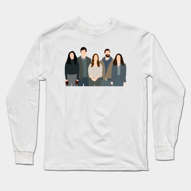 haunting of hill house cast Long Sleeve T-Shirt by aluap1006